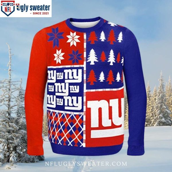 Warm Sweater Ny Giants Ugly Christmas Sweater Gift For Him