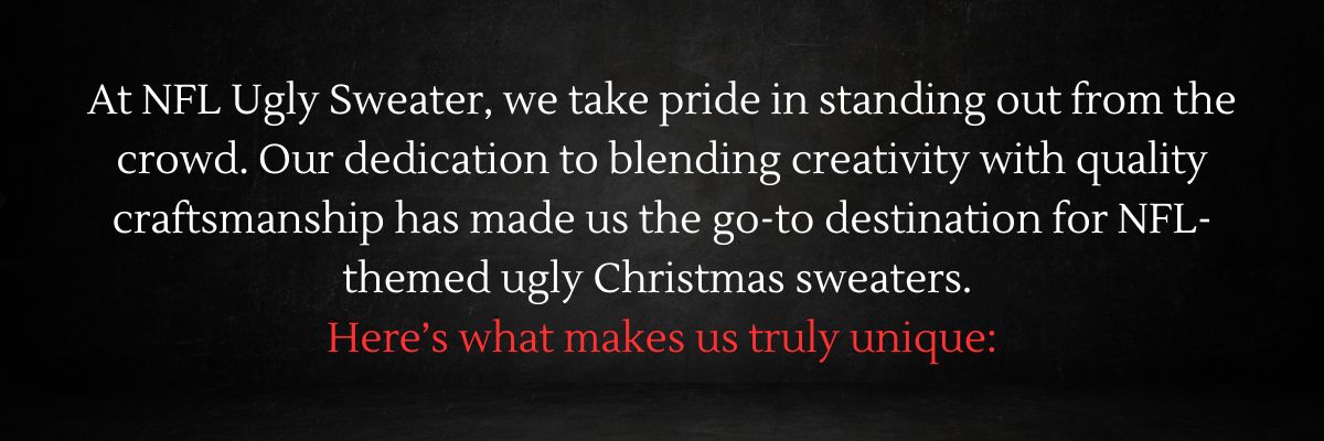 What Sets Us Apart NFL Ugly Sweater