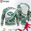 Santa In Chimney Houston Texans Ugly Christmas Sweater