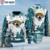 Santa Down The Chimney Jacksonville Jaguars Ugly Xmas Sweater